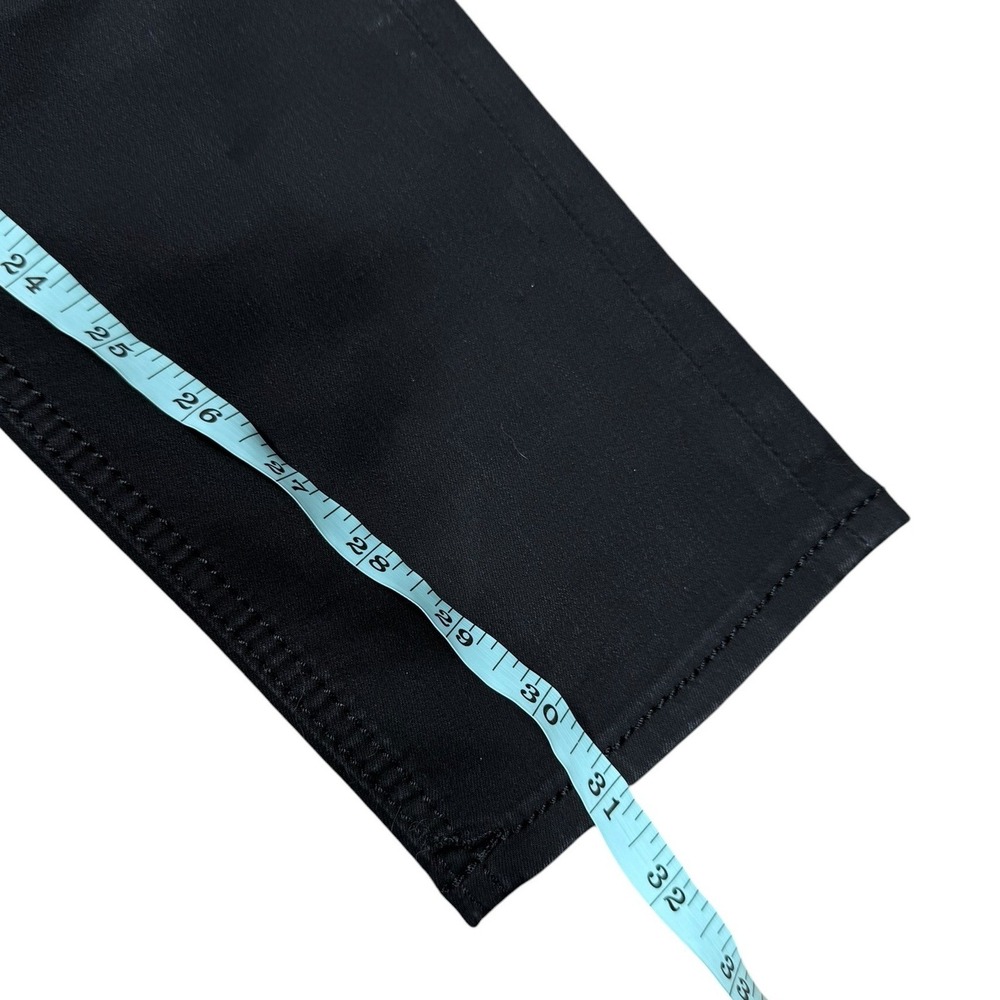 Miss Me Black Skinny Jeans Embroidered Cross Rhinestone Stretch Womens 32 - Picture 8 of 10